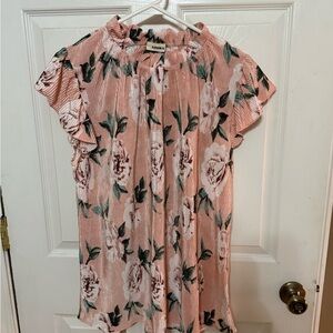 ADORA Pink Floral Blouse